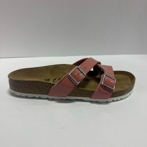 Birkenstock Womens Yao Balance Sandal Rose Birko Size EU38 N US7